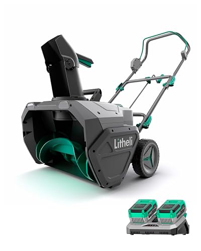 Litheli 2x20V Cordless Snow Blower 20 product photo (Snow Blowers) — ScooterReviewPro review