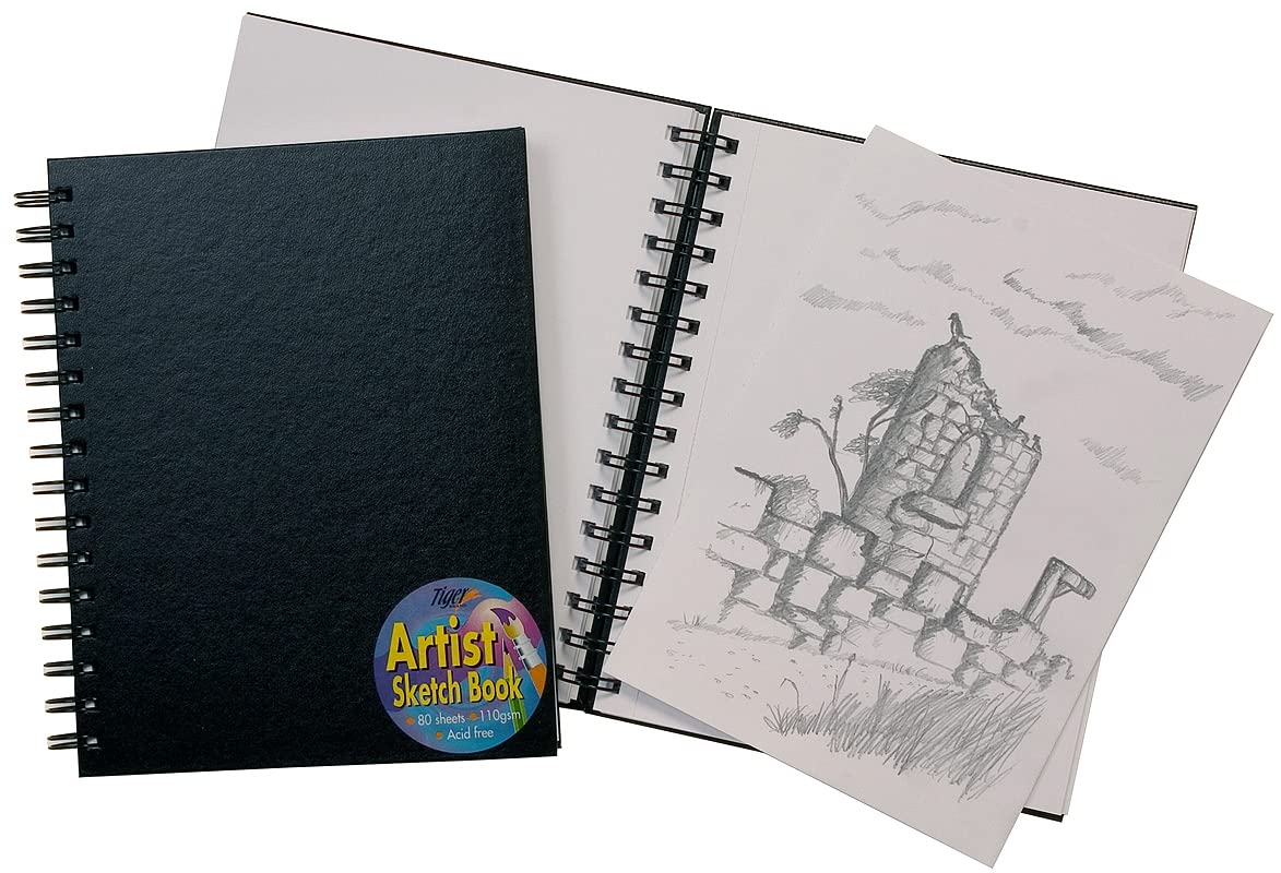 Windsor & Newton Sketch Book Twinwire A5 100gsm 160 Pages 80 Sheets - Color: Black