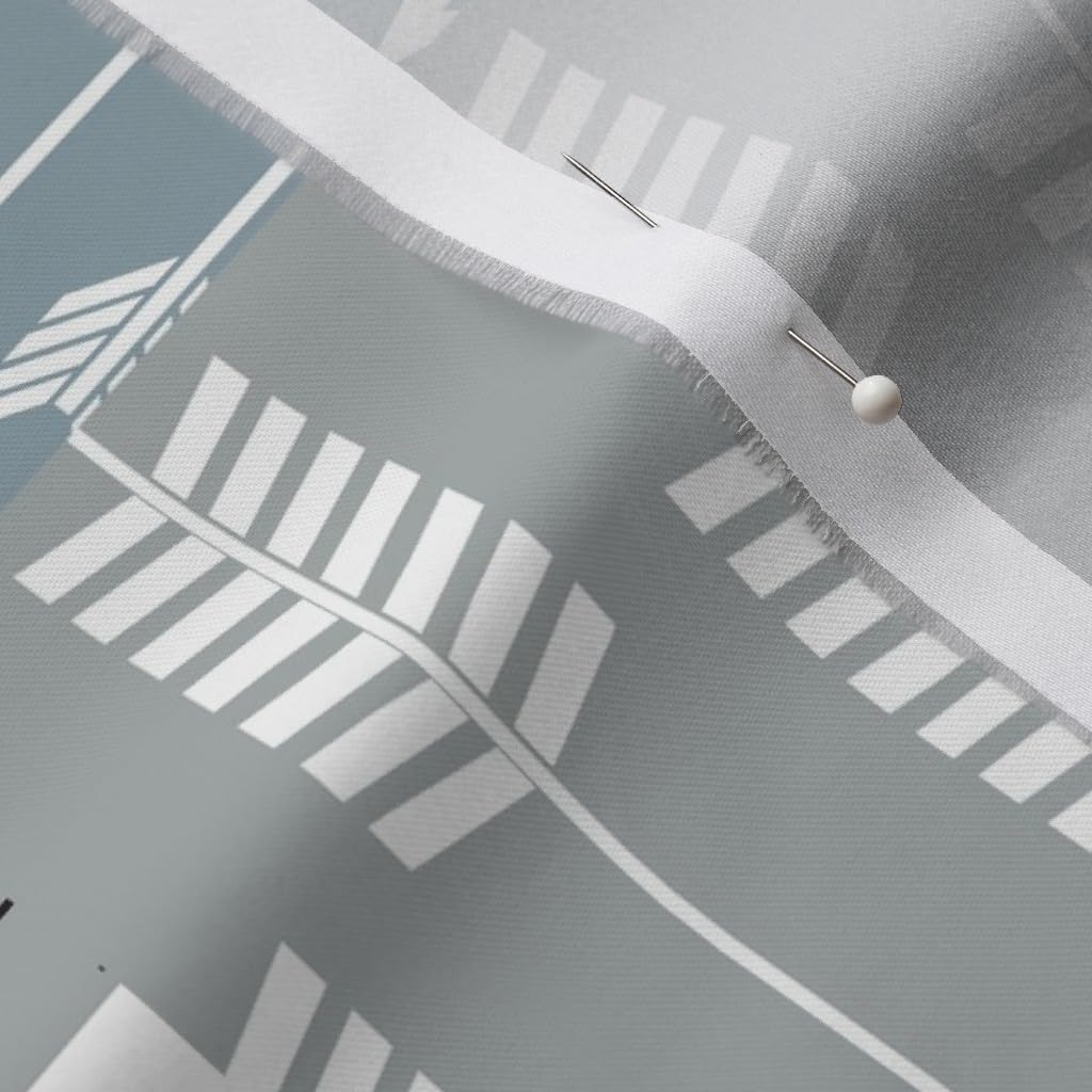 Spoonflower Fabric - Wholecloth Moose Bear Navy Rustic Woods Blue Grey Woodland Patchwork Printed on Organic Cotton Sateen Fabric by The Yard - Sewing Quilting Apparel Home Decor