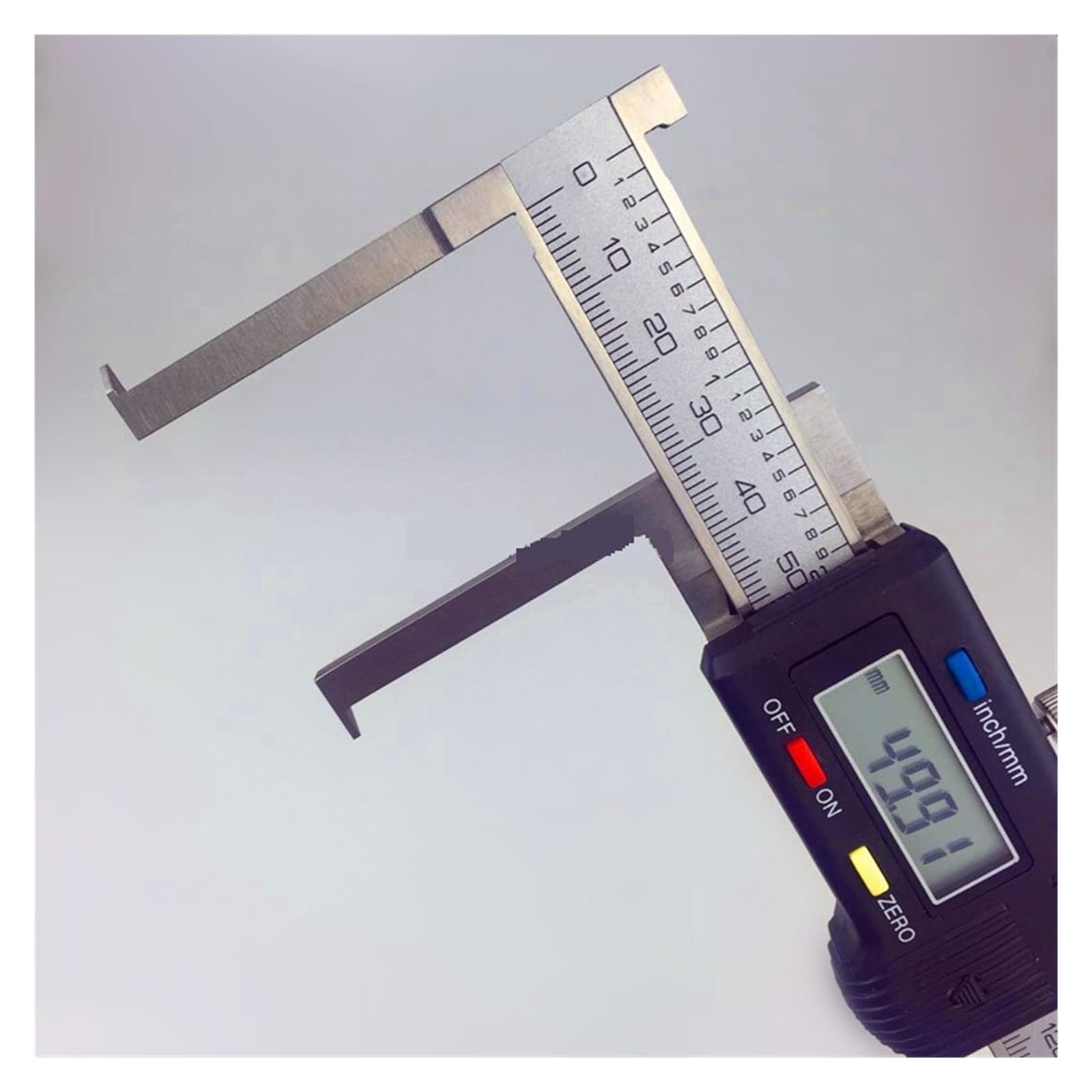 Pies de Rey Calibrador Digital de Ranura Interior 10-150mm, Herramienta medición calibrador Vernier electrónica, Borde