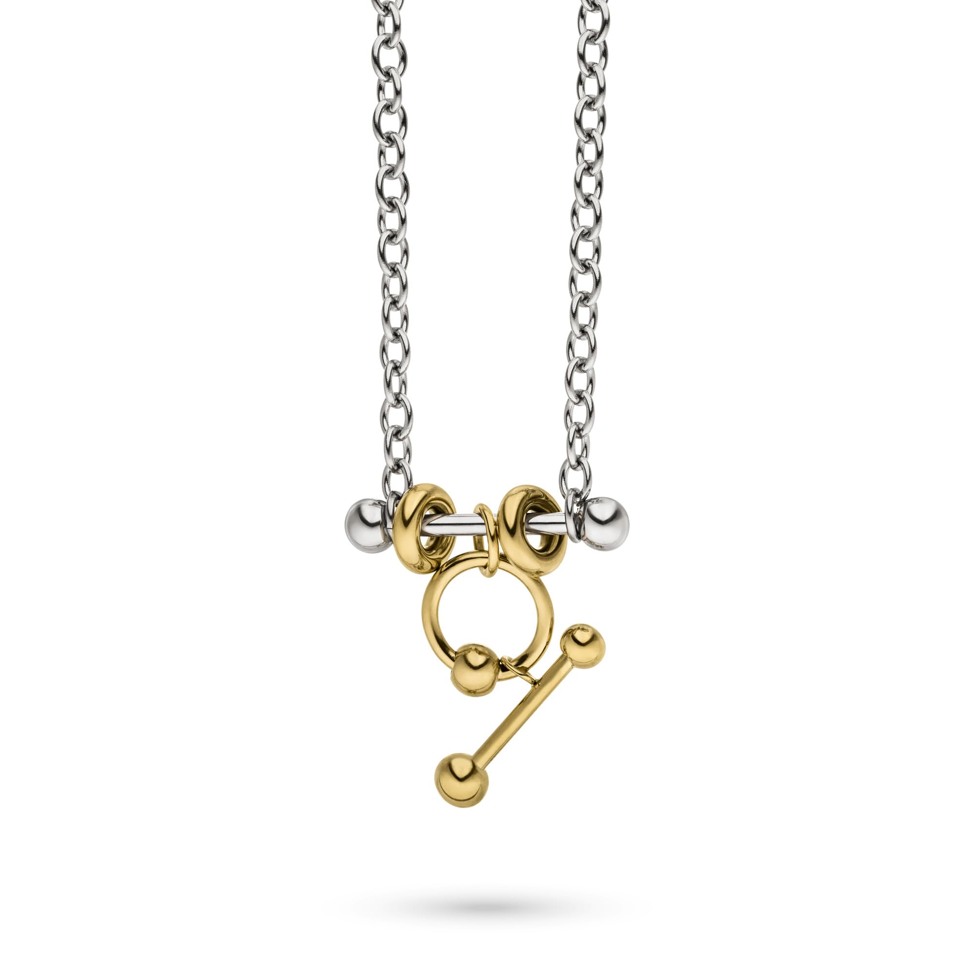LIEBESKIND BERLIN Damen Schmuck - Urban Collection - Piercing Design - Kette - modern, besonders & schick