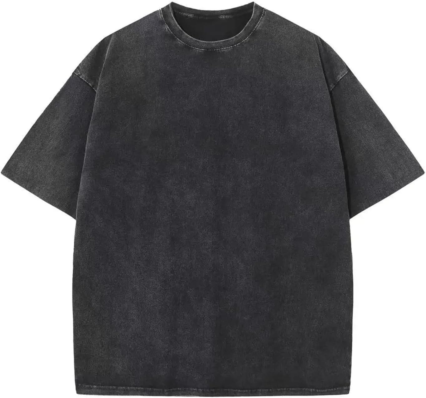 Men's Cotton Retro T-Shirt Sleeve Slim Fit Breathable Thermal Base Layer Skin Friendly Wool Everyday Wear Top