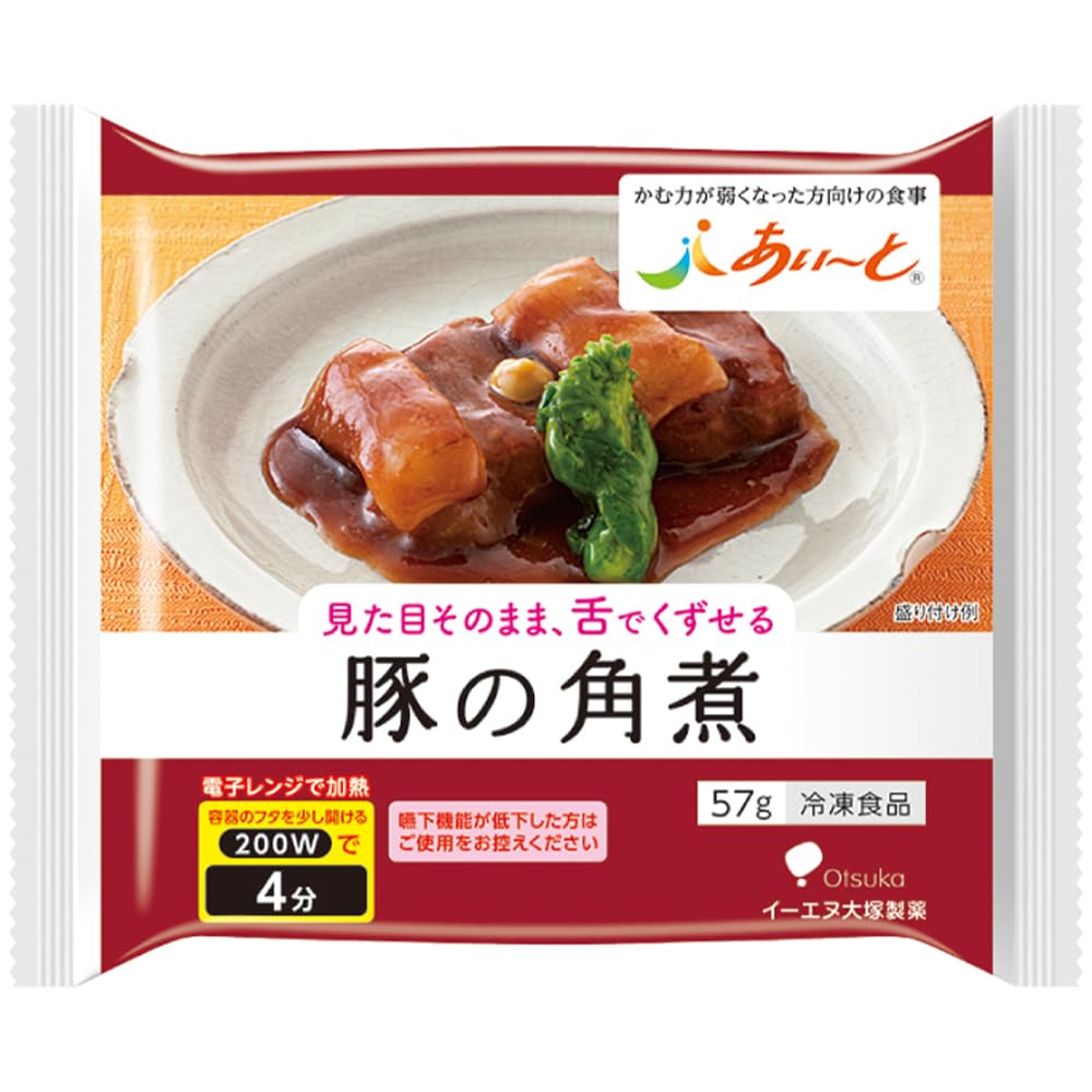 イーエヌ大塚製薬 あいと　冷凍介護食 噛まずにおかずセット 21個 Amazon.co.jp: [冷凍] イーエヌ大塚製薬 豚の角煮 57g : 食品