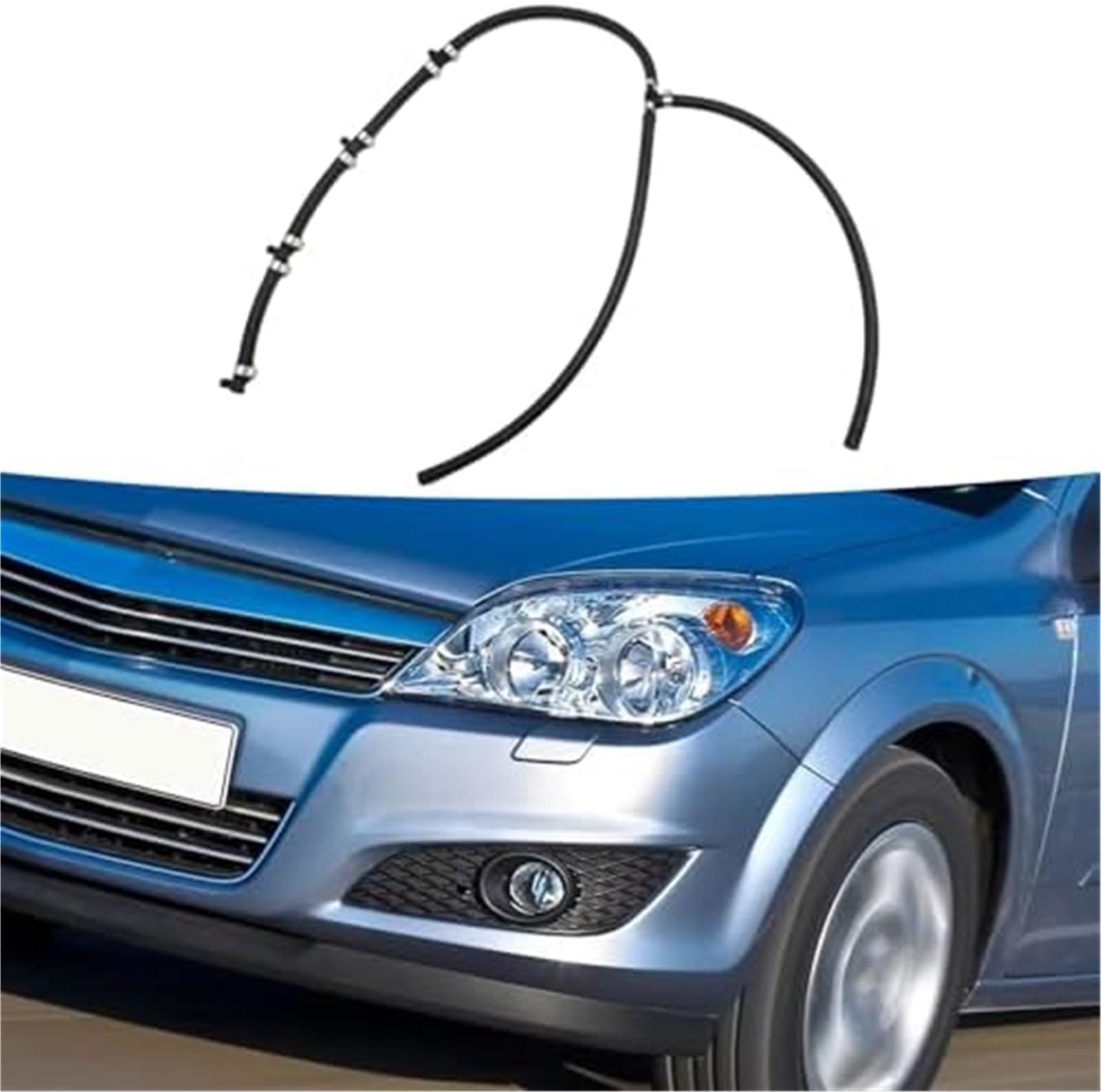 Tuyau de Retour de Fuite de Carburant Noir 55578366, for Opel, Astra, Corsa, Meriva, Zafira 1.7 CDTi 97376655 98134488 Tuyau de Retour de Carburant pour Voiture