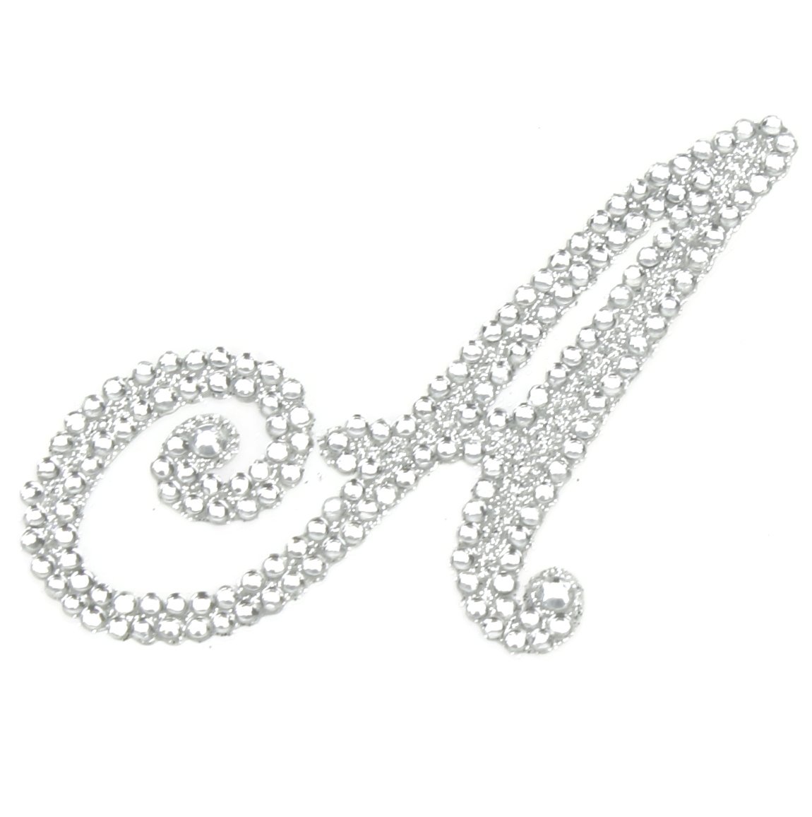 Kel-Toy IncSelf Adhesive Monogram, Pack of 12 Stickers, 1.8 x 2in ea, A, White