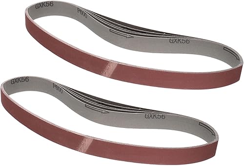 10 cintas de lija  grano 600 de 1 x 30 pulgadas Lija de papel de lija para pintura de madera, lijado de metal