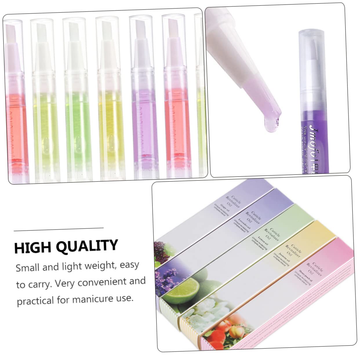 NOLITOY Nail Care Essential Oil Pen Jojoba Oil for Nails Cuticle Manicure Nourish Hydrate Pen Lightweight Design