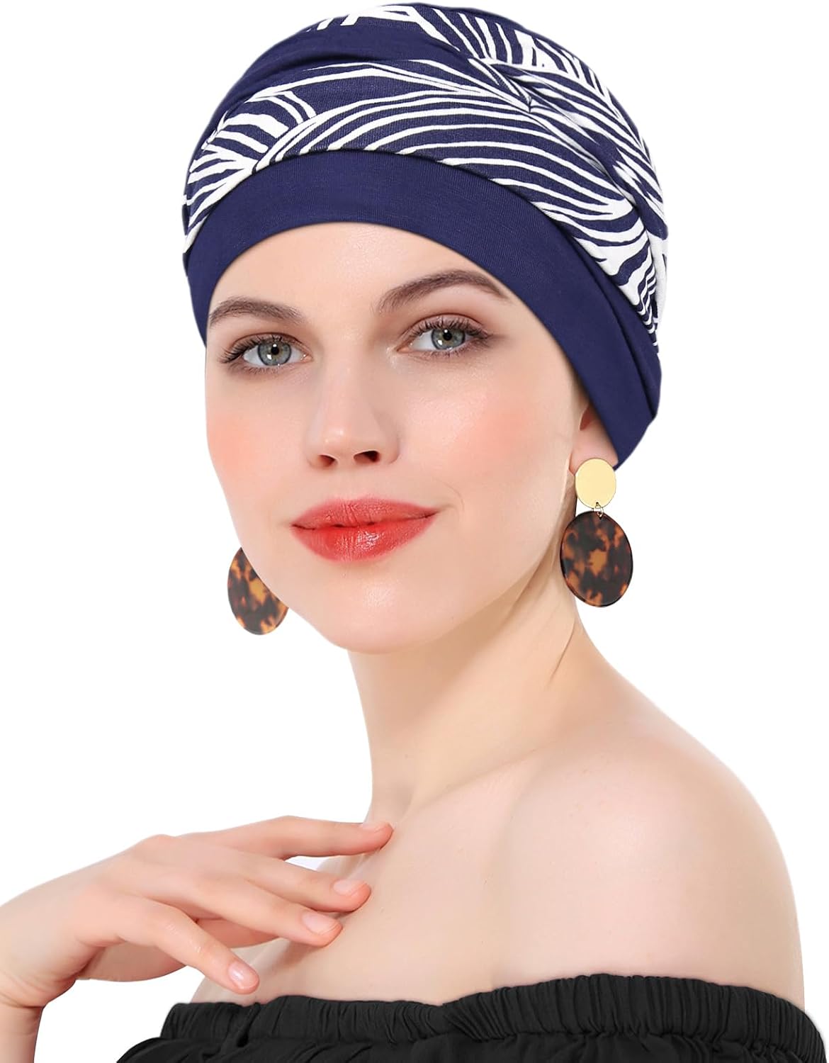 Feminine Chemo Headwear for Women-Soft, Comfortable Cancer Hats, Caps, Turbans & Beanies for Chemo Patients - Image 2