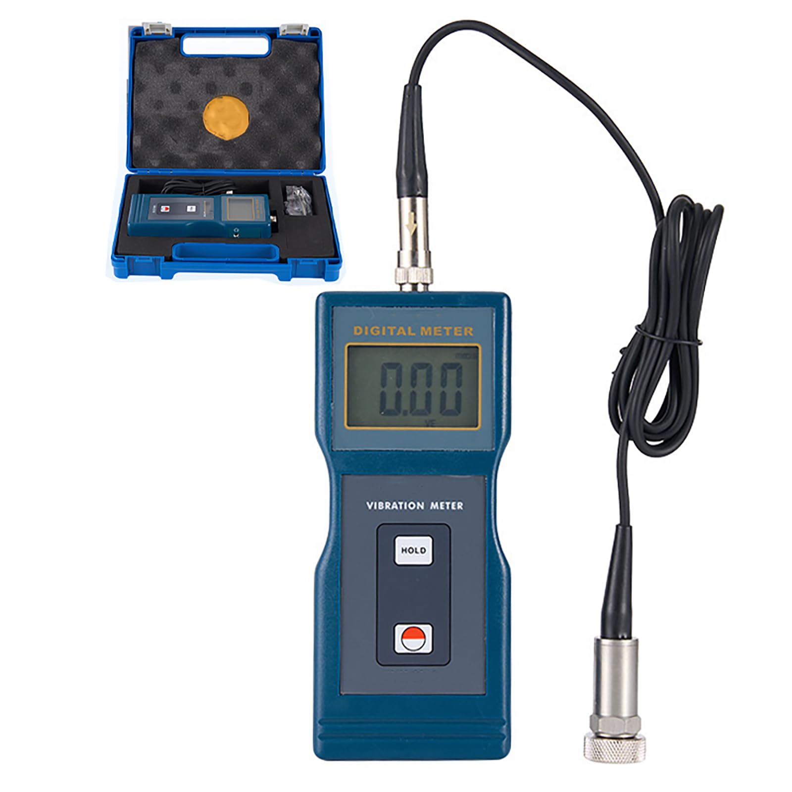 CHANGLKJ Vibration Analysis Meter, Digital Vibration Meter, Handheld Vibrometer, Measurement Speed 0.01~199.9 Mm/s and Error ±5%, Piezoelectric Ceramic Measuring Technology, for Motors, Engines