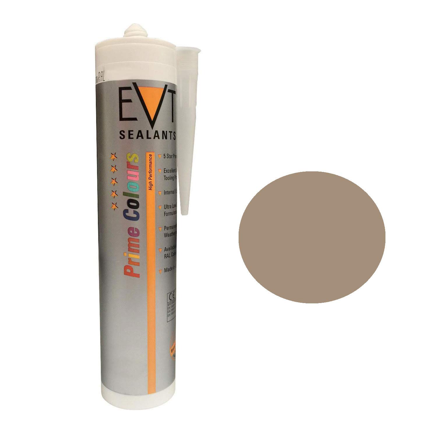 Evt Ral 1019 Grey Beige Prime Colour - Silicone (Ral Coloured Silicones) (Ral 1019 Grey Beige)