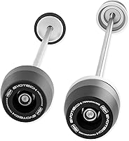 Vista 4 de Para BMW F900R F900XR 2020-2021 motocicleta eje delantero y trasero Horquilla Crash Sliders Protector de rueda Deslizadores de marco anticaídas