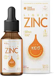 Liquid Zinc Sabor Morango 30ml - True Source