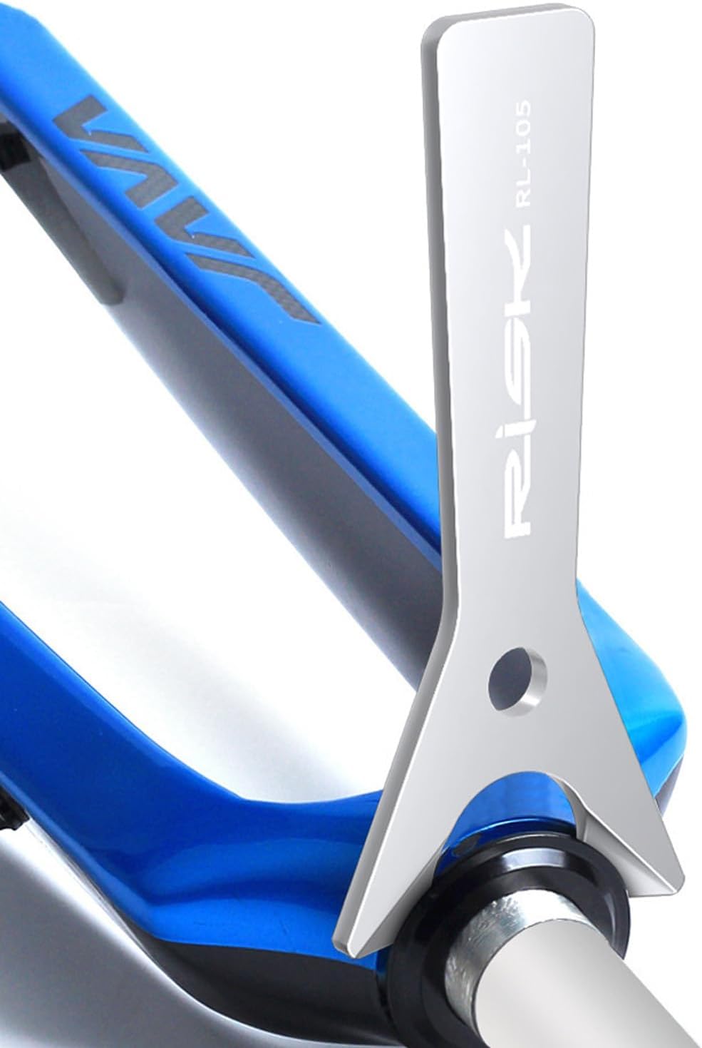 Bike Headset Crown Race Remover Tool, Bike Headset Base Spacer Wrench, Heavy Duty Headset Base Spacer Remover for 1" to 1-1/2", Front Fork Wrench