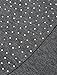 Allegra K Women Rhinestone Decor Scoop Neck Batwing Sleeves Tunic Top Dark Gray L (US 14)