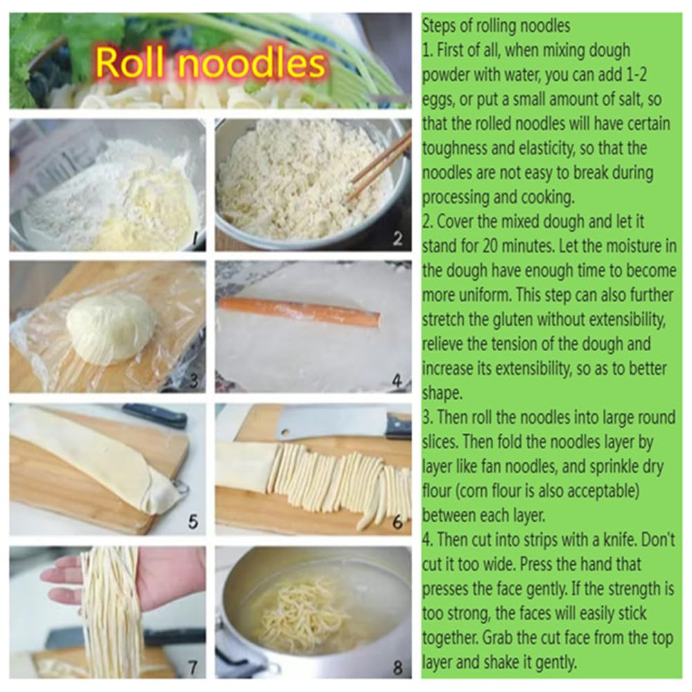 Rodillo de pasta extralargo, rodillo de masa, rodillos profesionales para hornear, tortilla, baklava, pizza, fideos (89 x 3,5 cm)