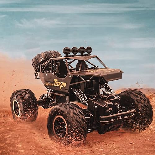 Miniatura 5 de RC Car 112 4WD Control remoto de alta velocidad Monster Truck Buggy Off Road (Plata)