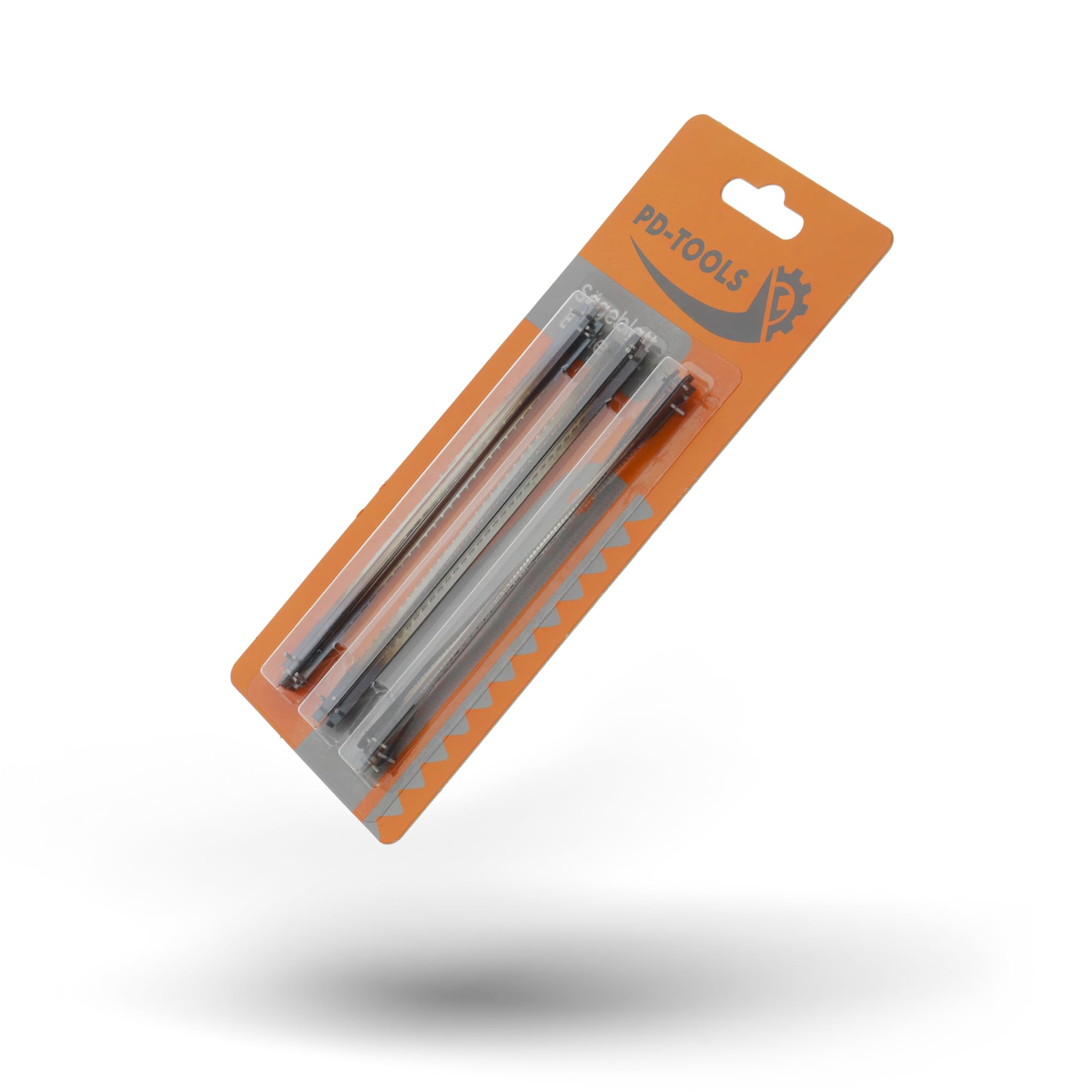 PD-TOOLS Scroll Saw Blades 18 Pieces 127 mm with Pin 7 15 18.5 TPI Carbon Tool Steel for Wood Plastic Fine Cut - Image 3