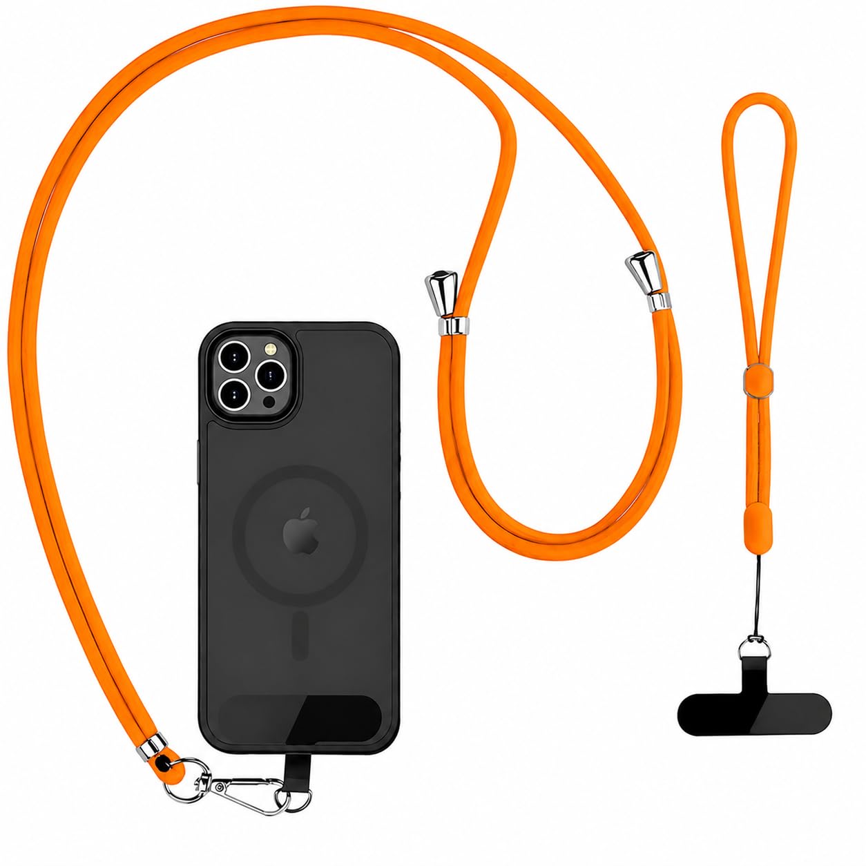 GadgetBite Universal Phone Lanyard Strap for Smartphones, Adjustable Crossbody Neck Strap with Phone Tether Patch, Hands-Free Anti-Drop Cell Phone Holder for iPhone & Android-image-8