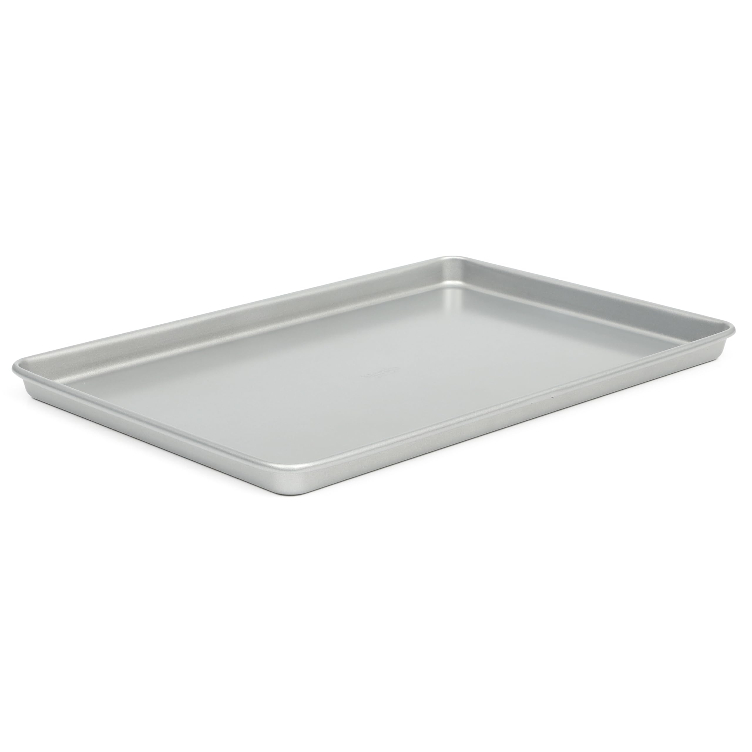 Martha Stewart Gallen 17 x 11 Inch Nonstick Carbon Steel Cookie Sheet - Silver Durable Baking Pan for Cookies, Brownies &amp; Roasting