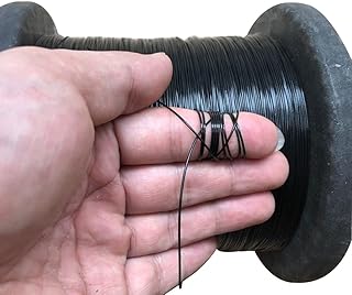 Davitu Wires & Cables - 304 stainless steel rubberized soft steel wire rope 7*7 shares 0.6 plastic 0.8mm*100 meters sea fishing line headphone cable - (Color: black, Length: 100 meters)