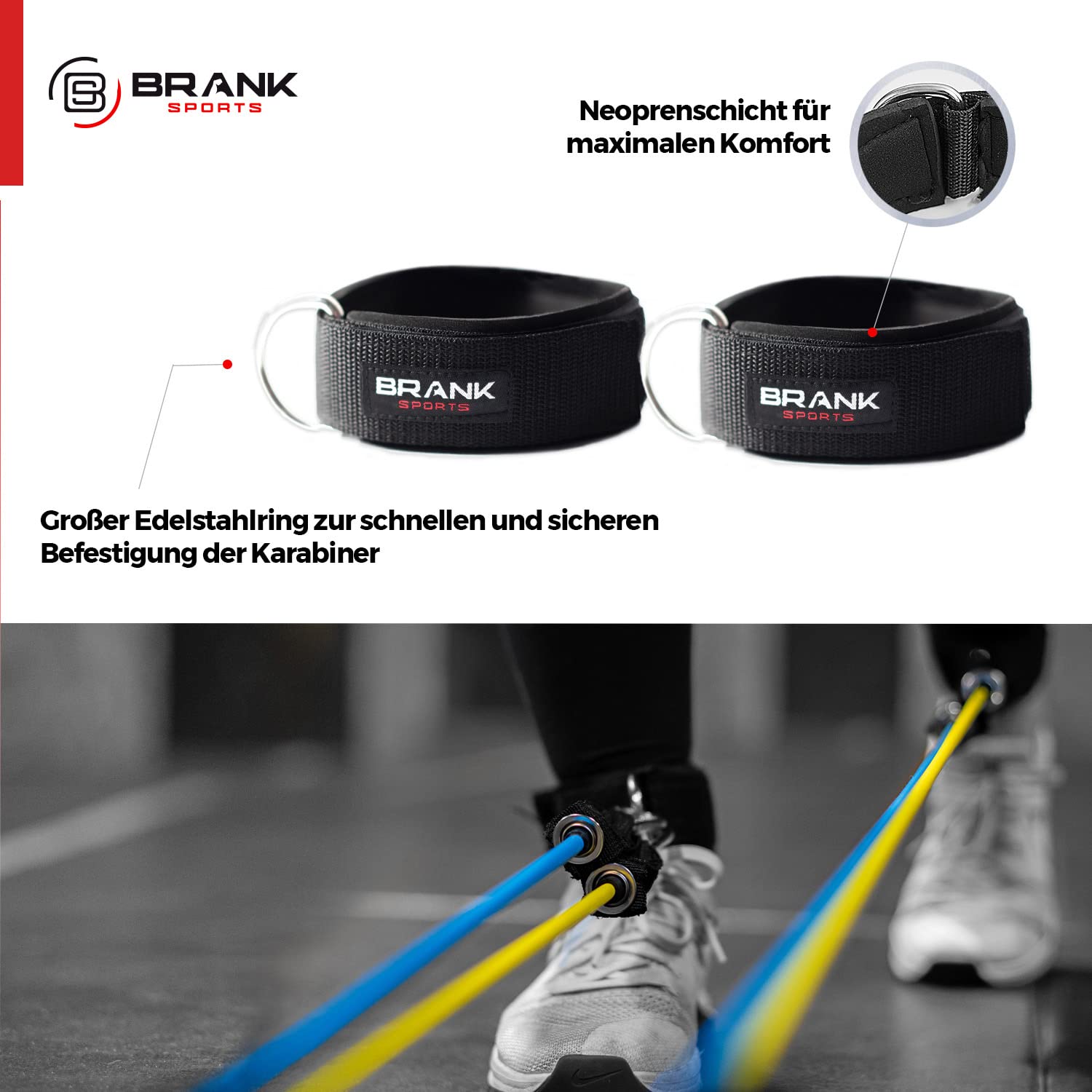 Widerstandsbänder- Fitnessbänder Ultimativer Muskelaufbau - Resistance Bands Mit Hochwertige Materialien - Gummiband Sport - Kraftraining - Fitness Band Gratis Trainingsguide