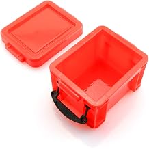 Mini Decoration Plastic Storage Box Accessories for 1/10 RC Rock Crawler Axial SCX10 RC Car Truck Parts Red