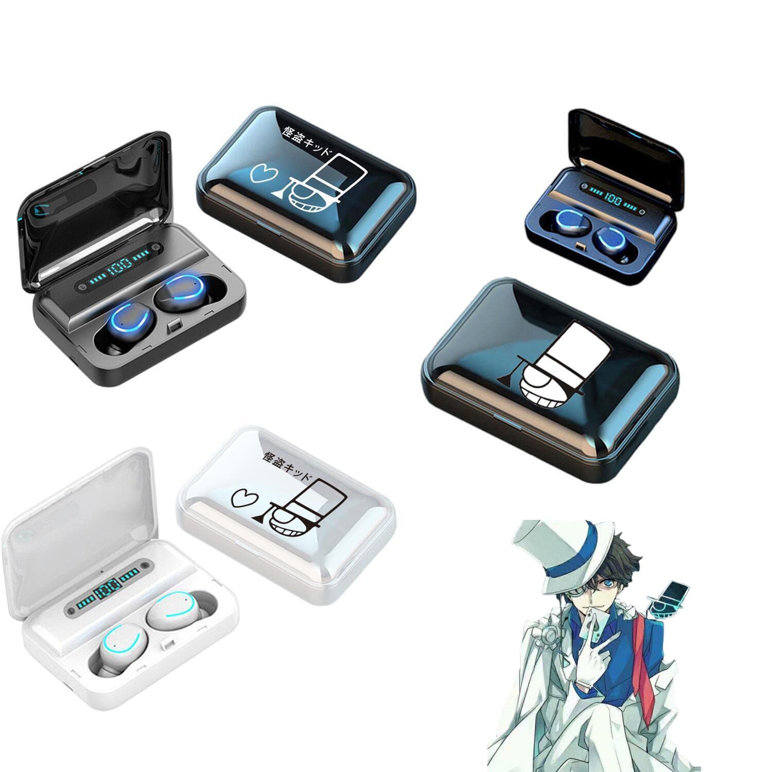 Amazon.co.jp: ワイヤレスイヤホン Bluetooth 5.0 怪盗キッド 名探偵 3 