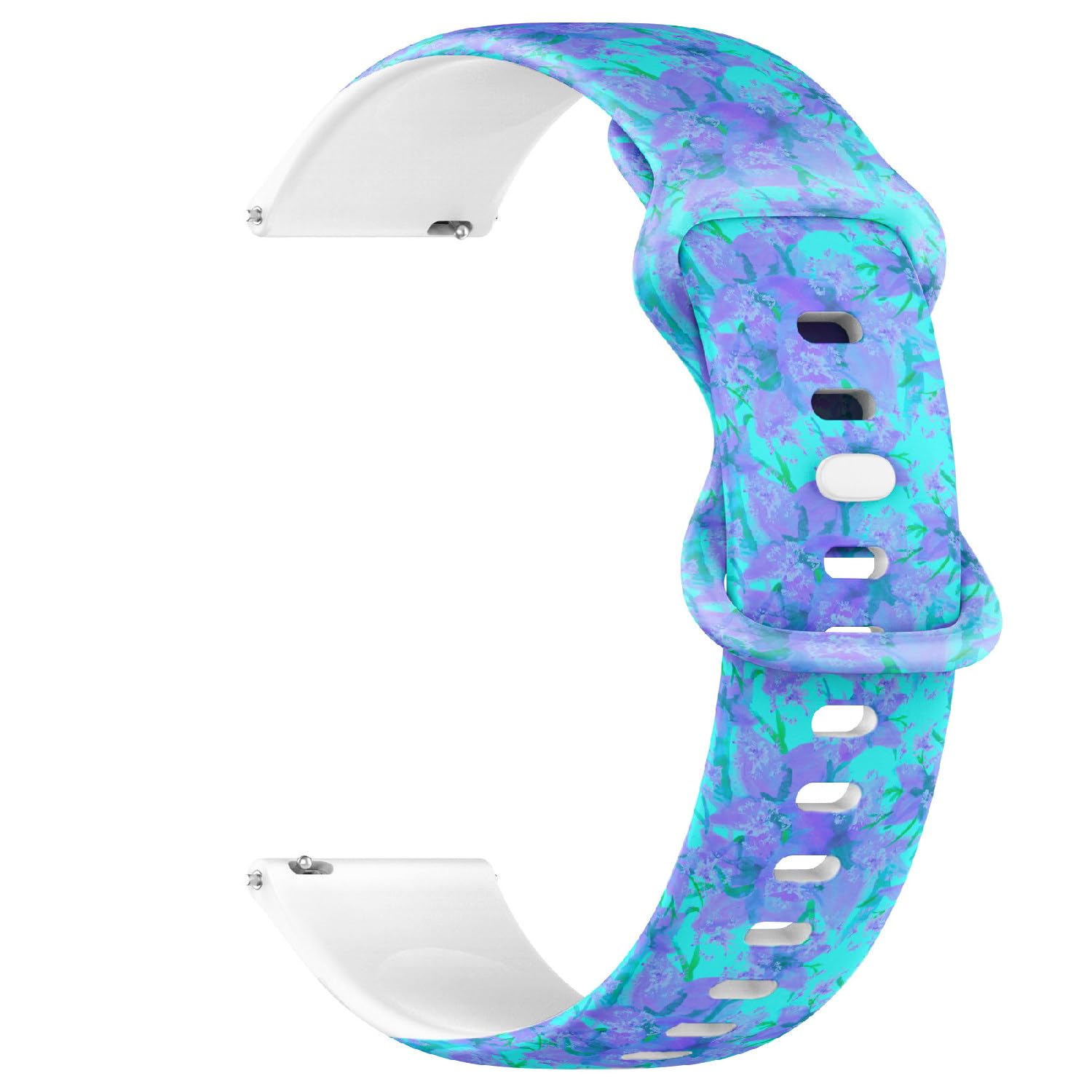 Compatible with Garmin Fenix 7/7 Pro, Fenix 6/6 Pro, Fenix 5/5 Plus, Epix (Gen2) / Epix Pro (Gen2), 22mm Sport Watch Band (Tie Dye Textile Imitation) Silicone Soft Strap Bracelet