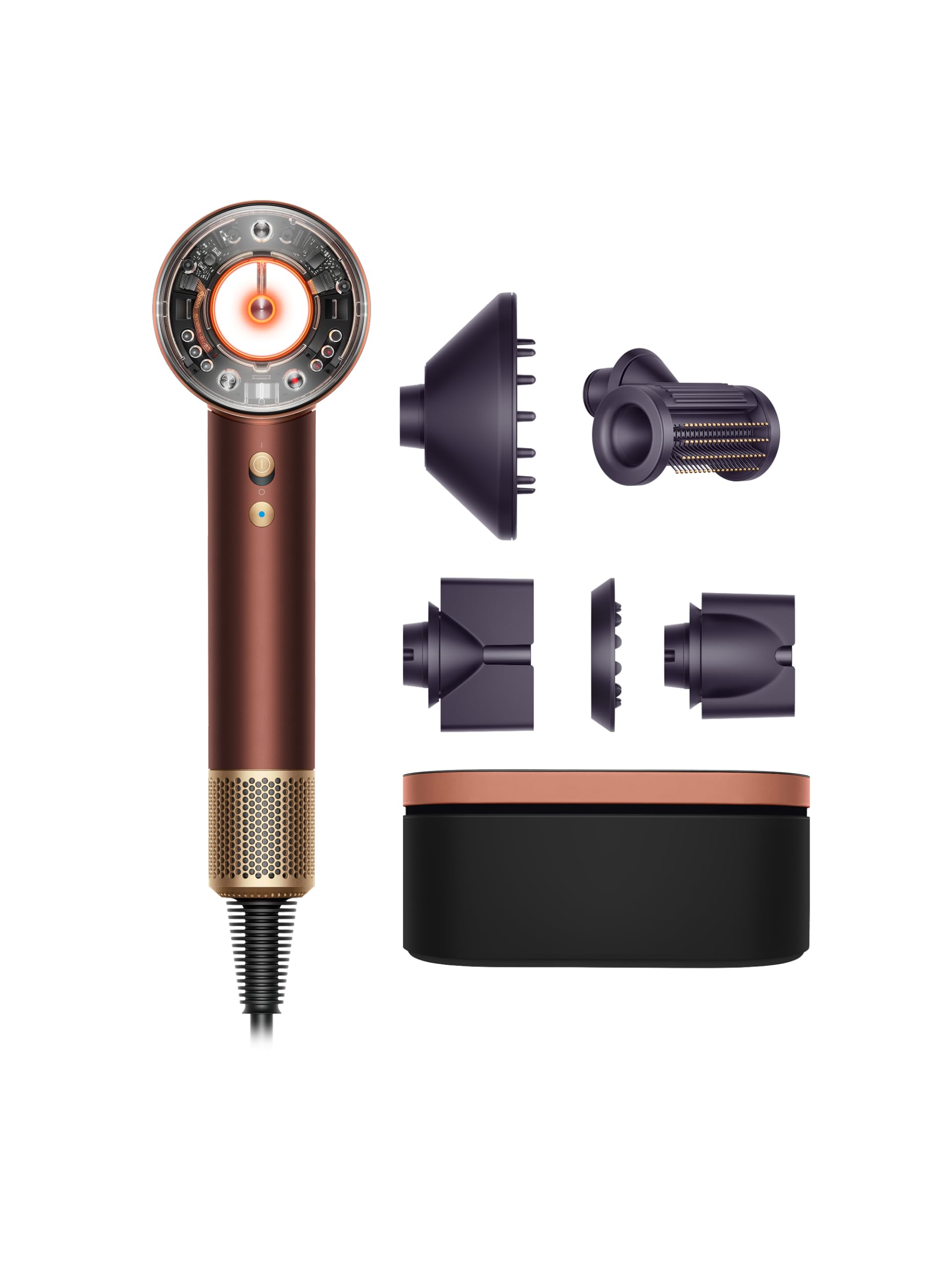 Dyson Supersonic Nural Asciugacapelli Straight+Wavy - Plum/Copper