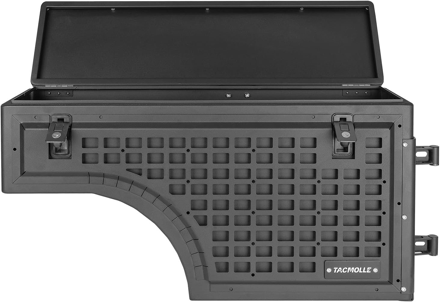 Truck Tool Box – Truck Bed Storage Box for F150 Accessories, MOLLE Panel Lockable Cargo Box Compatible with Ford F150 2015-2024, Passenger Side