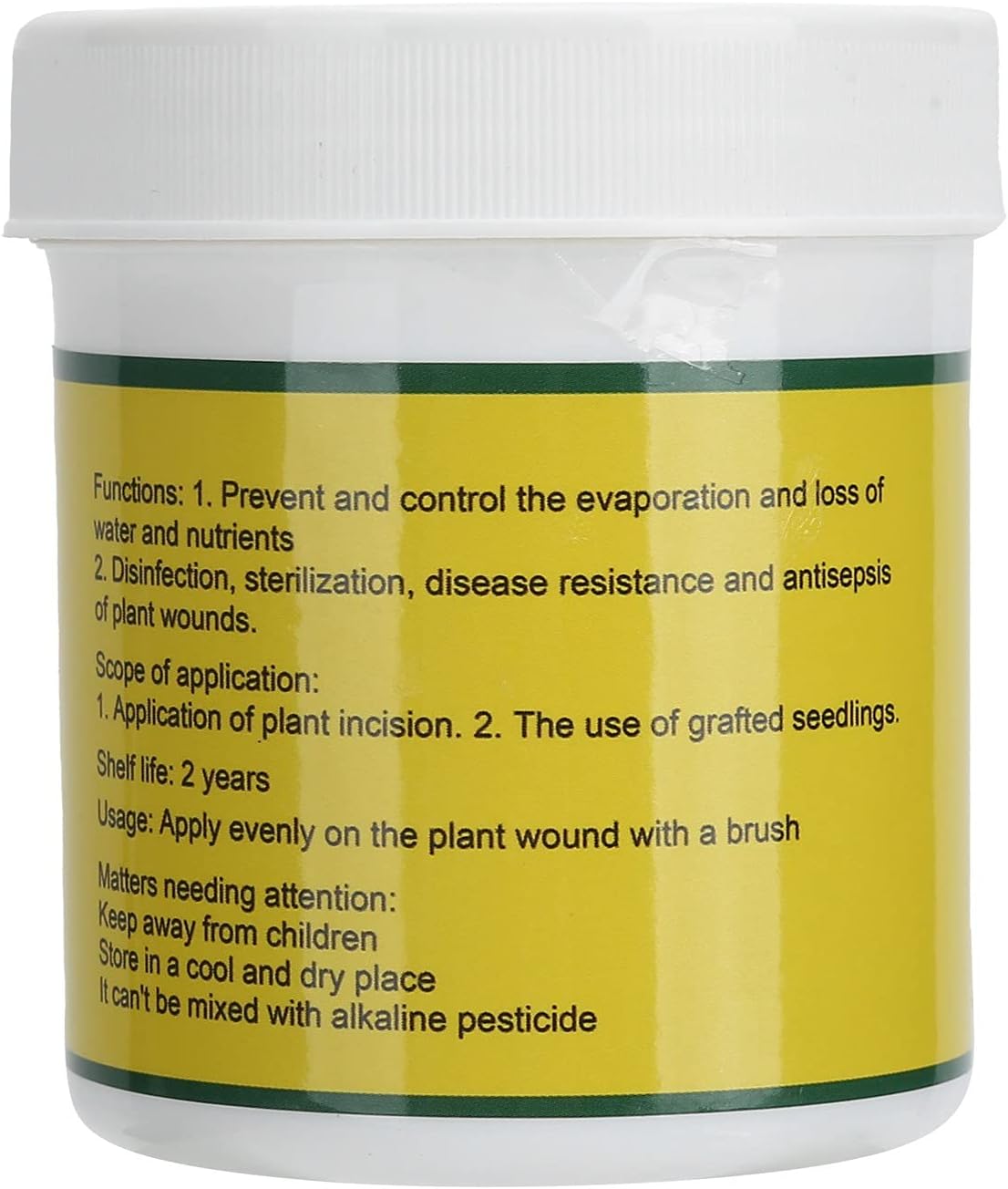 Alvinlite 300g Tree Wound Pruning Sealer with Brush, Tree Wound Dressing for Pruned and Damaged Trees, Tree Shrub Seal Repair Paste, Ready to Use Protective Seal for Trees, Shrubs
