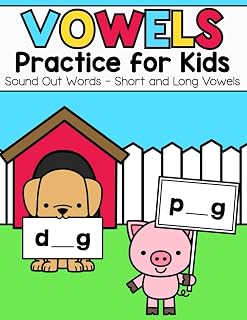 Vowels Practice for Kids: Sound Out Words - Short and Long Vowels