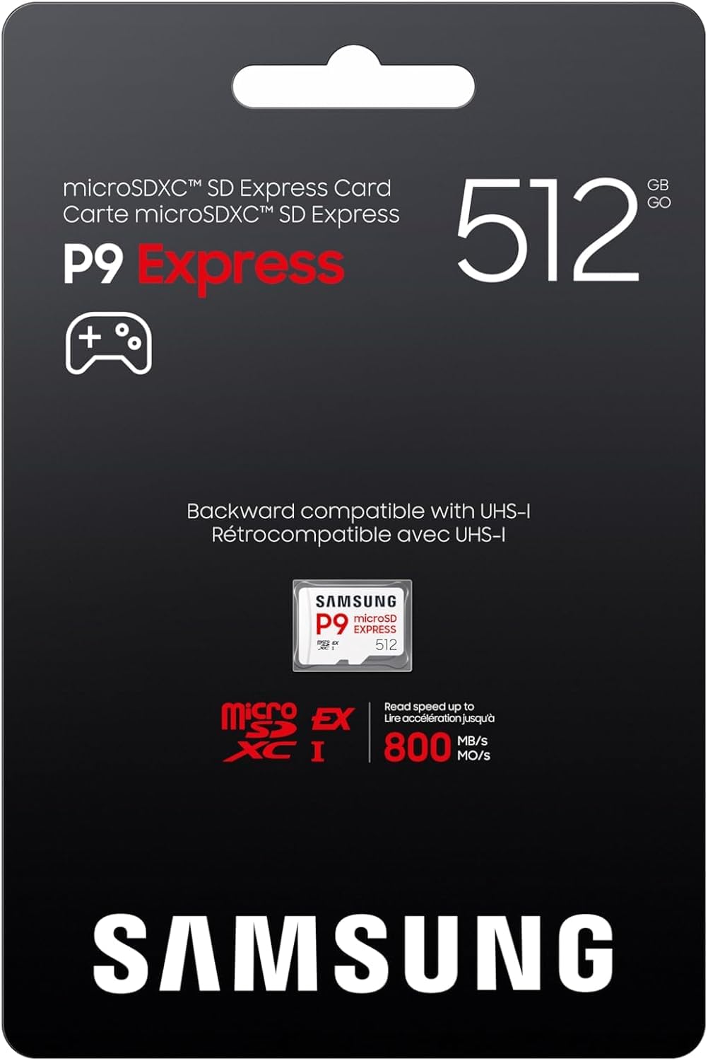 Amazon | Samsung P9 Express microSD 512GB 高速ゲーミングメモリー