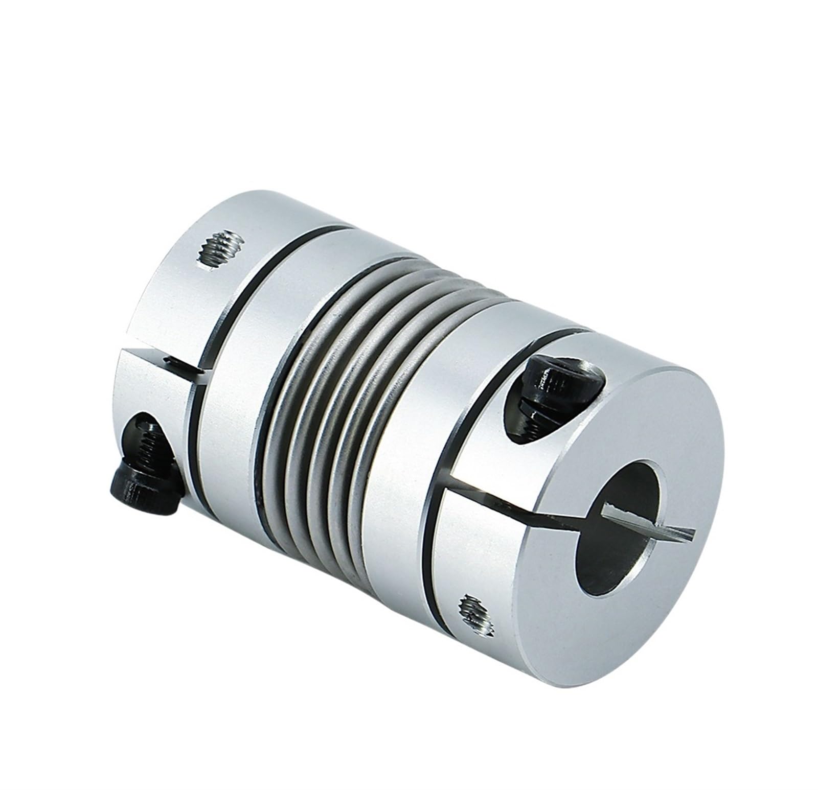 Conector de acoplamiento flexible de flor de ciruelo cozeri 1 Uds D25L38 acoplador de fuelle acoplador de eje de aleación de aluminio(8mmx8mm)