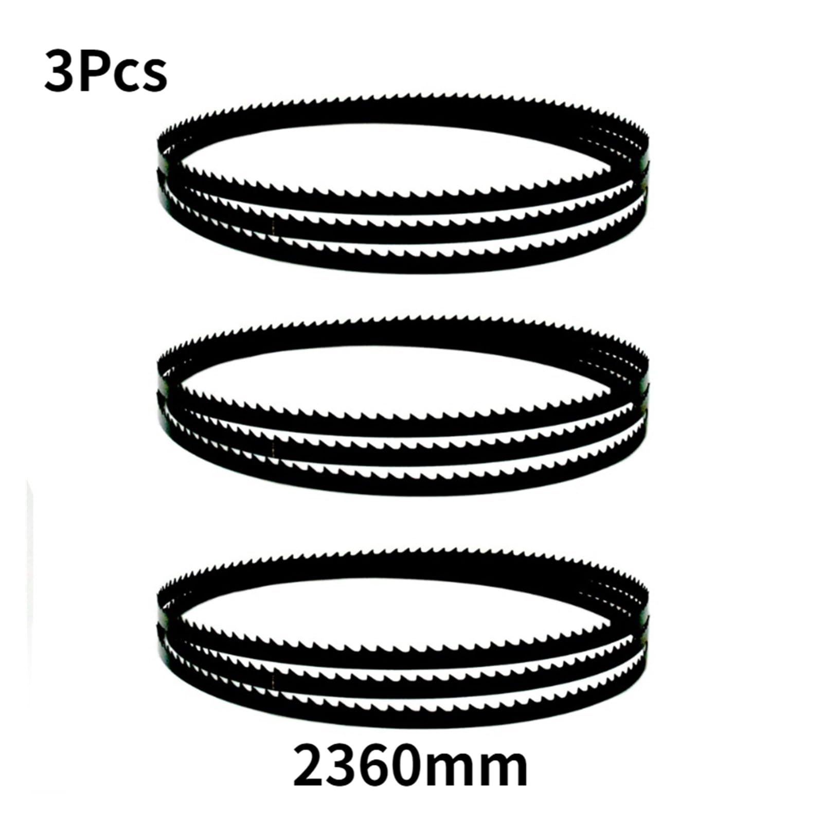 3 szt. 2360mm/(6mm,12mm,15mm) / 0.5mm / (4T, 6T) brzeszczot do piły taśmowej do piły taśmowej BASA 3 do stałego ostrza Scheppach ostrza do narzędzi oscylacyjnych(Material:2360x12x0.5mm 6T)