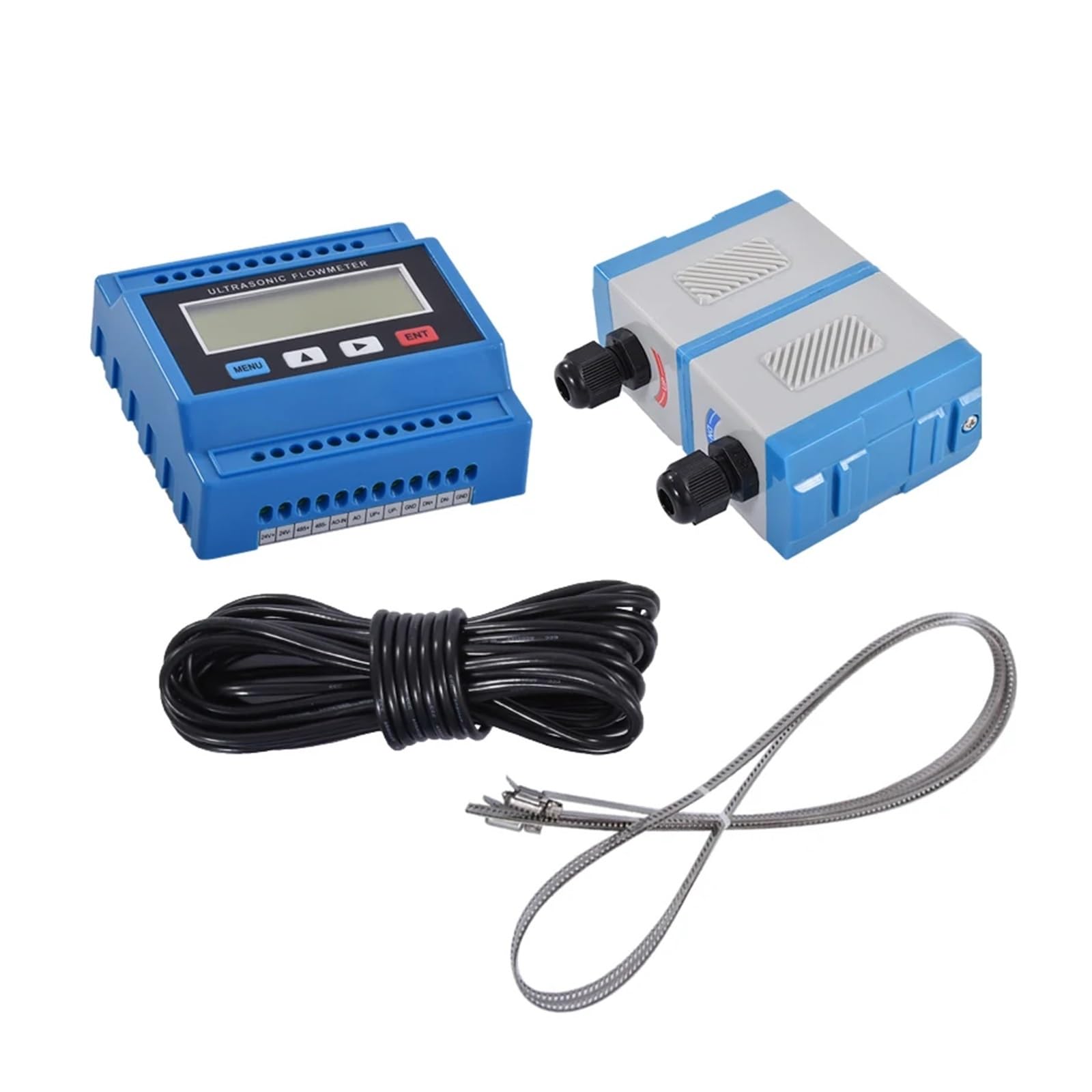 Medidor de flujo mecánico digital Caudalímetro Ultrasónico Digital TUF-2000M-TS-2 Caudalímetro De Tubería Ultrasónico Con Sensor TS2 DN15-100mm Alta precisión, multifunción, alta sensibilidad