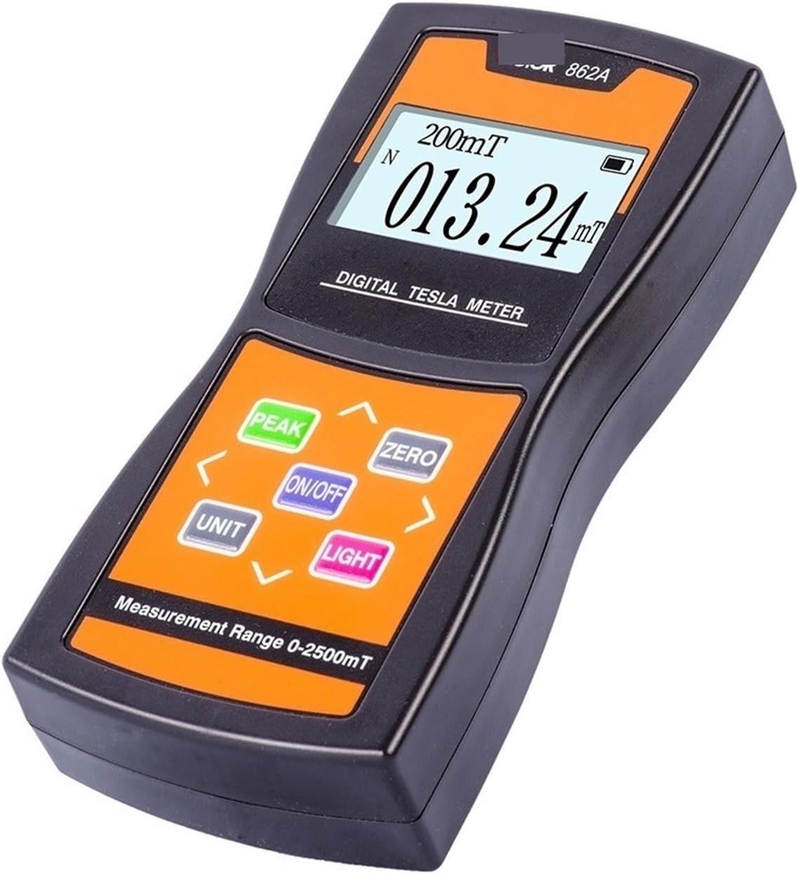 862A AC/DC Handheld Portable Digital Gauss Meter High Accuracy Magnetometer Handy