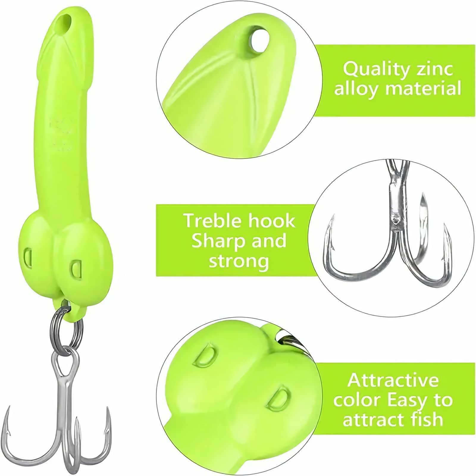 Juego de 5 cucharas de pesca para trucha, róbalo, salmón, anzuelos de pesca agudos, anzuelos giratorios, anzuelos de aleación de zinc de metal duro, aparejos de pesca, cucharas, cebos giratorios para