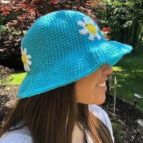 Donne Carino Uncinetto a Maglia Secchio Pescatore