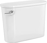 American Standard Studio S 1.28 GPF High-Efficiency Toilet Tank with EverClean - White, Left Hand Chrome Lever