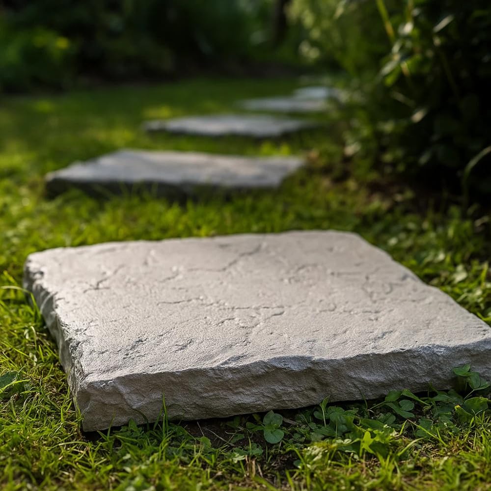 FORTUNATO Camminamento Giardino Cemento Effetto Pietra Lastre 60x90 cm Sp.4 cm Vialetto Percorso Cortili Bordo Piscina