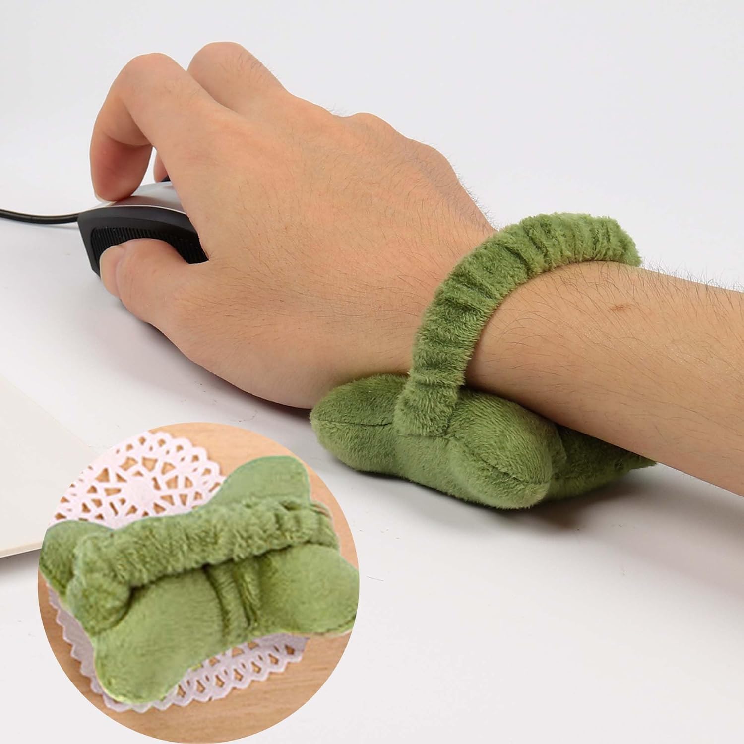 TWINZEN Wrist Rest Mouse Wrist Support Mini Ergonomic Wrist pad Mini Movable Design Cute Pillow Rest Cushion Wrist Rests for Office Computer Laptop PC Gaming Easy Typing Wrist Pain Relief (B0D6G6C1GY) Amazon Price History, Amazon Price Tracker