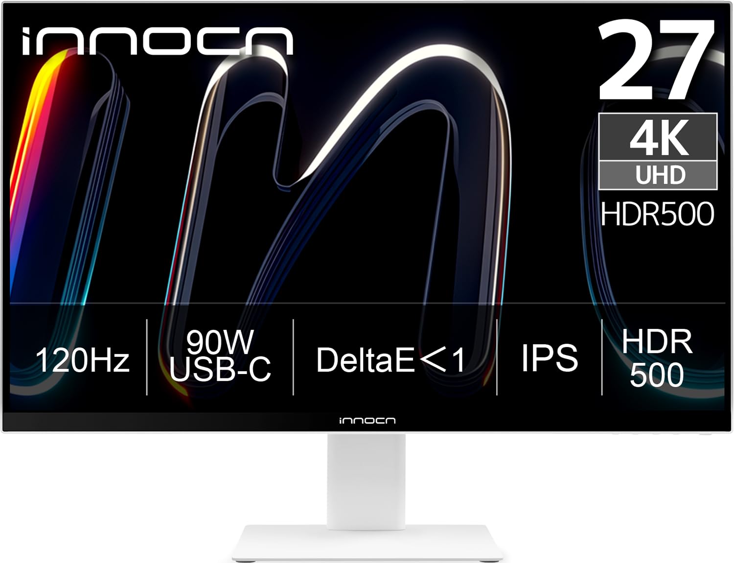 Amazon.co.jp: INNOCN 27インチ 4K 120Hz HDR500 USB-C 90W モニター