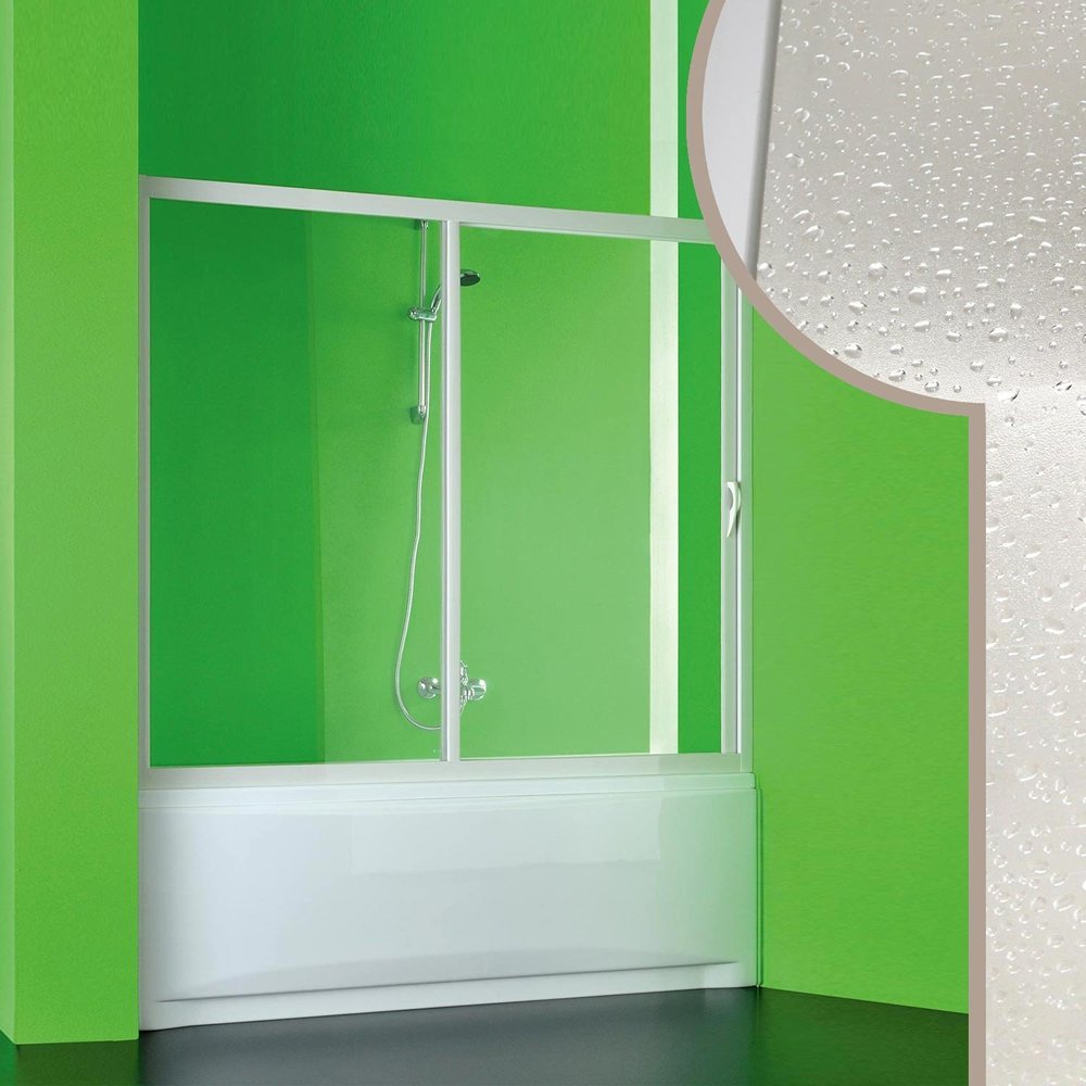 Forte Puerta de Ducha de Bañera 170 CM en Acrílico Mod. Plutone con Apertura Lateral