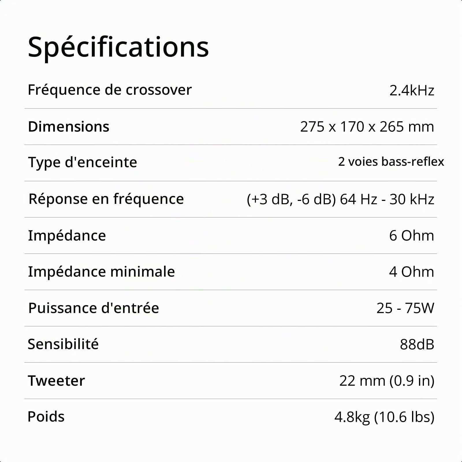 Q Acoustics - Q3020i - Enceinte bibliothèque - marron (english walnut) - 1 paire