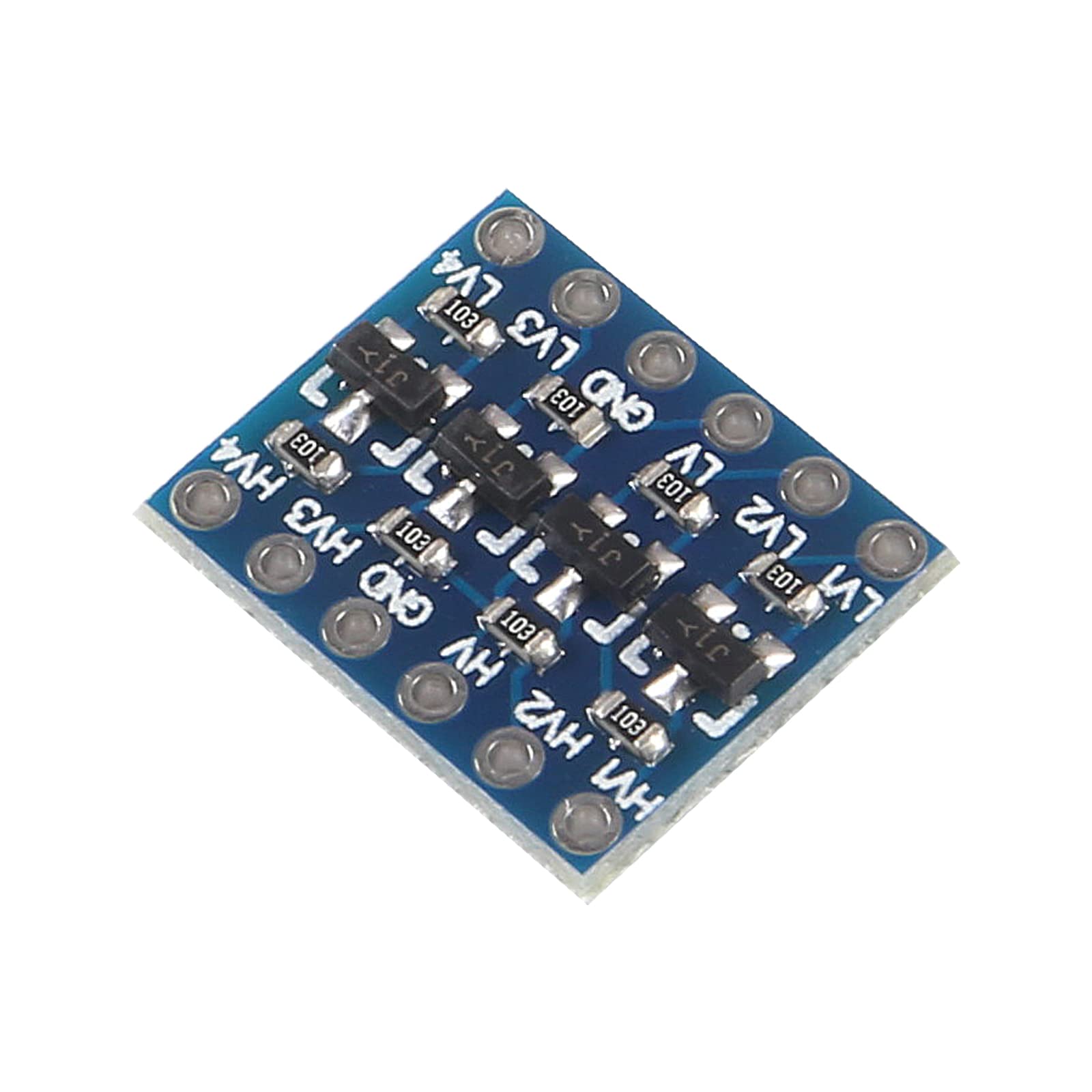 WWZMDiB 4-Channel I2C Logic Level Converter – 4PCS Bidirectional 3.3V To 5V Shifter Modules For Arduino Projects