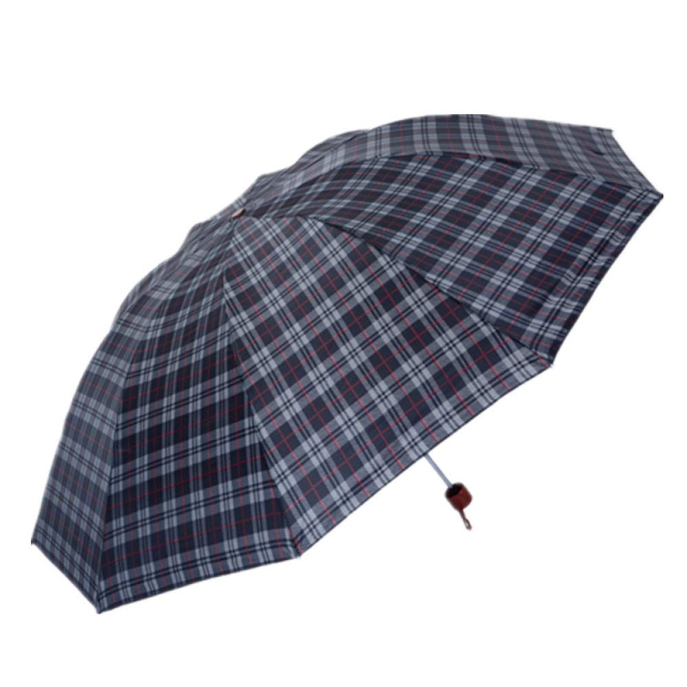skoy iyue Umbrella, Lattice, Oversized, Business, Rain And Rain, Men And Women, Folding, Windproof, Rainproof, Reinforcement