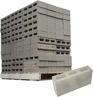 Concrete Block (8 in. x 4 in. x 16 in.) Full Pallet of 144 Blocks - Deli...