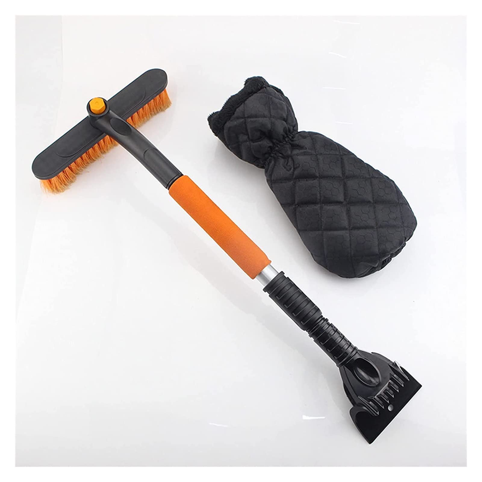 Voiture Scoer Grattoir Detagable Télescopique en Alliage D'aluminium Déneigeur Brosse Pelle À Glace pour Voiture SUV