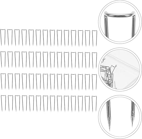 Miniatura 6 de EXCEART 200 piezas de aguja de acolchado con diseño en forma de U para el hogar
